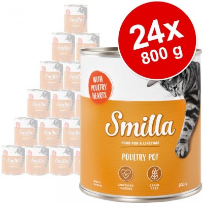 Smilla drůbeží Jemné drůbeží s hovězím 24 x 800 g