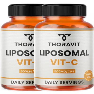 Thoravit 2X Vitamín C liposomální 500Mg, 180 kapslí – Zboží Mobilmania