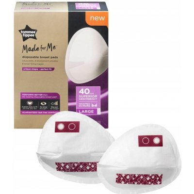 Tommee Tippee Na jedno použití vložky bílé 40 ks – Hledejceny.cz