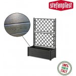 Stefanplast vyvýšený záhon / truhlík s mřížkou 80 l / 100 cm antracit – Zboží Dáma