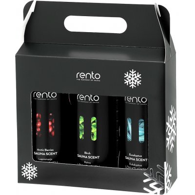 Rento dárkový set esencí do sauny svěží set 3 x 400 ml – Sleviste.cz