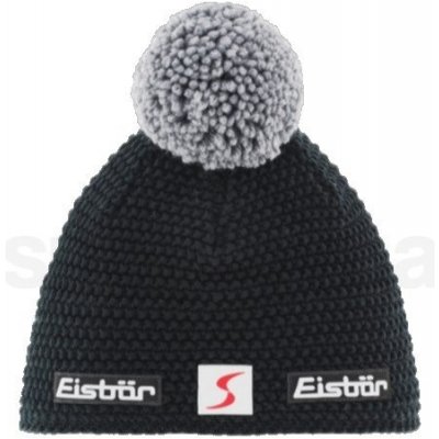 Eisbär čepice Jamie Pompon MÜ SP 33013 009 černá šedá bambule – Hledejceny.cz