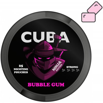 Cuba ninja edition žvýkačka 30 mg/g 25 sáčků – Zbozi.Blesk.cz
