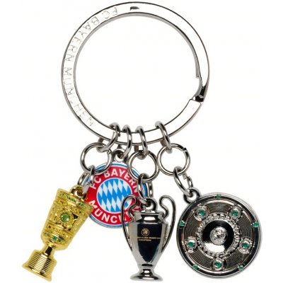 Přívěsek na klíče Stylová FC Bayern Mnichov se 4 přívěsky. 7cm. – Zboží Mobilmania