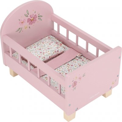 Little Dutch Postýlka dřevěná s peřinkou Pink – Zboží Mobilmania