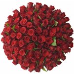 Kytice 100 rudých růží RED TORCH 70 cm – Zboží Dáma