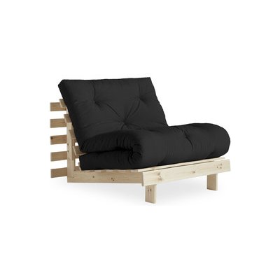 Karup Root raw bezbarvé futon dark grey 734