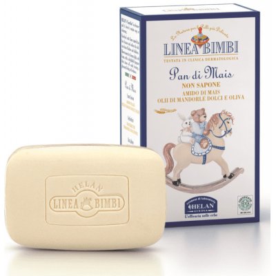 Helan Linea BIMBI Tuhé kukuřičné mýdlo pro děti bio 100 g
