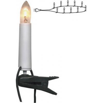 Star trading Elektrické svíčky na stromeček 16 světel