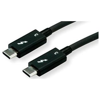 Roline 11.02.9041 Thunderbolt 3 , USB C(M) - USB C(M), 20Gb/s, PD 100W, 1m, černý