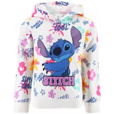 Sun City Dívčí mikina Lilo a Stitch bílá – Sleviste.cz