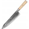 Kuchyňský nůž UG Grill Nůž Chef 24,1 38 cm Damašková ocel 67 dřevo pakkawood