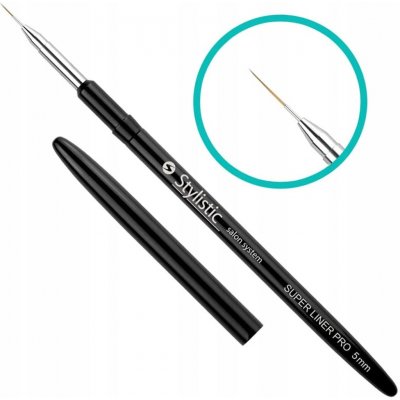 Stylistic Super Liner Pro Štětec na zdobení nehtů5 mm – Hledejceny.cz