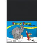 Kreslicí karton A3 180 g/m2 - černý /131023/ – Zboží Dáma