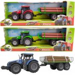 FARM SERVICE Traktor s valníkem na dřevo se zvuky a světly – Hledejceny.cz