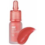 Peripera Ink Airy Velvet hydratační tint na rty 16 Favorite Orange Pink 4 g – Zboží Dáma