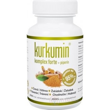 Synergia Bio Kurkumin komplex Forte 300 mg + piperin 60 kapslí