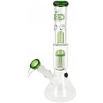 GRACE GLASS Skleněný bong s perkolací OG Series Green Shot 35cm – Hledejceny.cz