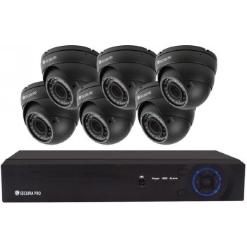 Securia Pro NVR6CHV3-B DOME 1TB