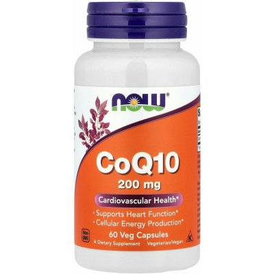 Now Foods koenzym q10 200 mg 60 tobolek – Zboží Mobilmania