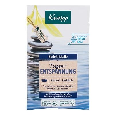 Kneipp Deep Relaxation Bath Salt relaxační sůl do koupele s vůní pačuli a santalového dřeva 60 g – Zboží Dáma