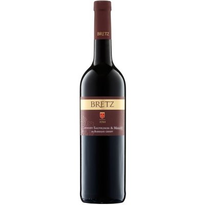 Bretz Cabernet Sauvignon & Merlot Barrique červené suché 2016 14% 0,75 l (holá láhev)