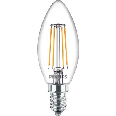 Philips 8718699763077 LED žárovka 1x4,3W E14 470lm 2700K teplá bílá, čirá, EyeComfort – Hledejceny.cz