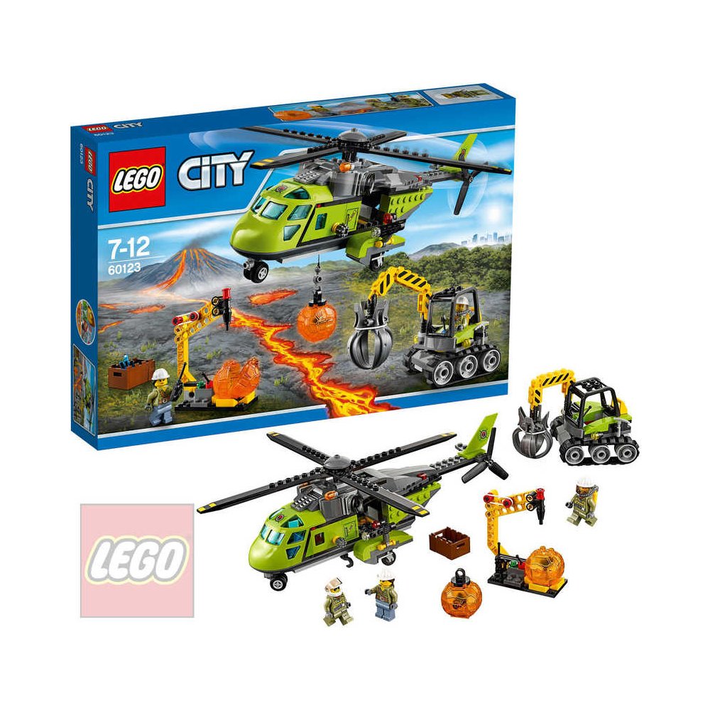LEGO City 60123 Sopečná zásobovací helikoptéra — Heureka.cz