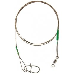 Cormoran Lanko 7x7 Wire Leader Swivel and Corlock Snap Hook 30cm 13kg 2ks