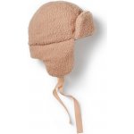 Elodie Datails čepice ušanka pink Bouclé – Zboží Dáma