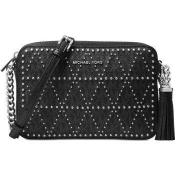 Michael Kors medium studd crossbody camera bag black černá