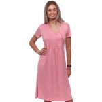 Drobně puntíkatá jemná luxusní košilka pro ženy 1D1499 růžová – Zboží Dáma