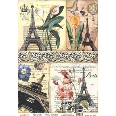 Rýžový papír A4 Paris 1912 – HobbyKompas.cz