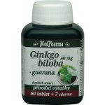MedPharma Ginkgo biloba 30 mg Guarana 67 tablet – Hledejceny.cz