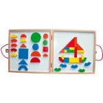 Woody magnetický kreativní kufřík s tvary – Zboží Dáma