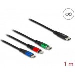 Lindy 31321 USB 2.0 Apple Lightning konektor USB-A zástrčka 2m černý – Hledejceny.cz