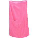 A&R Dámský saunový kilt na suchý zip Velcro 400 g/m Růžová 85 x 150 cm – Zboží Dáma