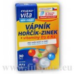 Maxivita Vápník Hořčík Zinek + Vitamíny D3 a K1 30 tablet – Hledejceny.cz