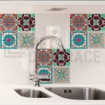 Crearreda 31221 Samolepky na kachličky sicilské obkladačky Azulejos Sicily 3ks (20 x 20 cm) – Zboží Dáma