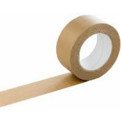 hot melt Papírová EKO lepící páska hnědá s potiskem 48 mm x 50 m – Zboží Dáma