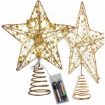 Jipos Tools Vánoční LED hvězda na stromek 25 cm R2649 JIPOS – Hledejceny.cz