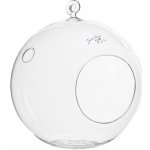 Nohel Garden Váza BALL se závěsem+2 otvory skleněná d10x11cm – Hledejceny.cz