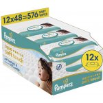 Pampers Aqua Soft Touch vlhčené ubrousky 12 x 48 ks – Sleviste.cz