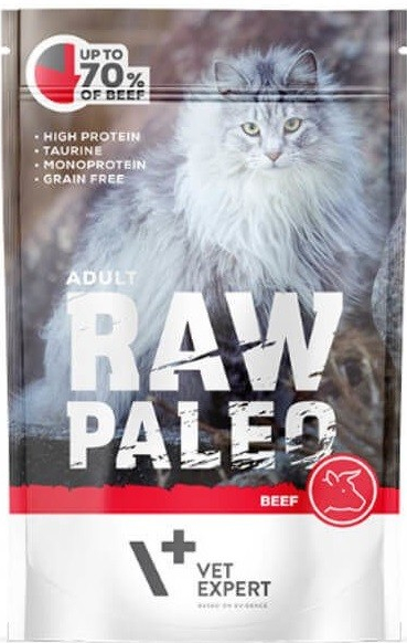 Vet Planet Raw Paleo Adult Beef pro kočky 100 g