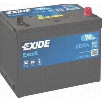 Exide Excell 12V 70Ah 540A EB704