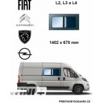 Boční pravé posuvné okno L2, L3 a L4 | Citroen Jumper / Peugeot Boxer / Fiat Ducato / Opel Movano | Zboží Auto