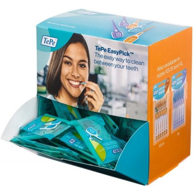 TePe EasyPick dentální párátka M/L BOX 100 ks – Zboží Dáma