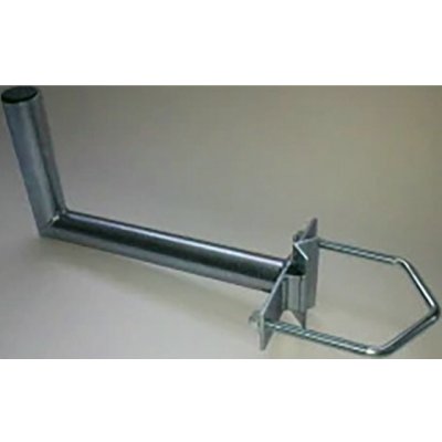 Držák na stožár, délka 35cm, průměr 42mm, 1x výztuha (vinkl), ohyb R150mm s příslušenstvím – Hledejceny.cz