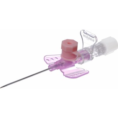 VASOVET - I.V. kanyla růžová s křidélky a s portem 20 G x 33 mm – Sleviste.cz
