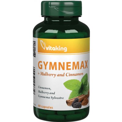 Vitaking Gymnemax + Mulberry and Cinnamon 750 mg 60 kapslí – Hledejceny.cz